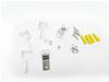 KIT FISSAGGIO PANNELLO LED STAFFE A S PER MURO E SOFFITTO