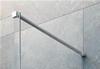 SUPPORTO A SOFFITTO / MURO CROMO CM.155 ACCORCIABILE