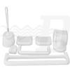 SERIE ACCESSORI BAGNO SERIE IMMA BIANCO MOD.NEW