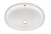 LAVABO SOTTOPIANO IN CERAMICA CM. 58X39 BIANCO