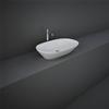 LAVABO DA APPOGGIO OVALE ALLUNGATO (SENZA FORO) VARIANT CM. 60X36